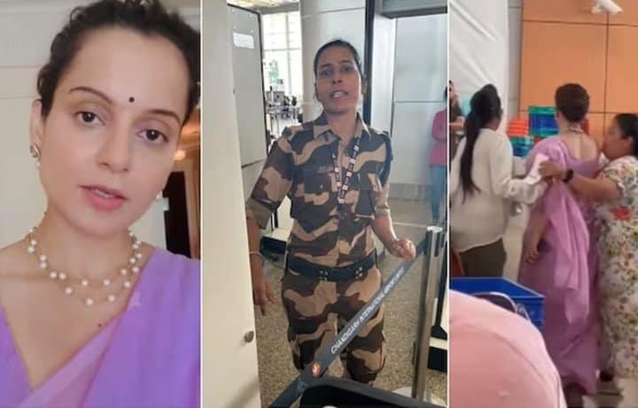 Kangana Ranaut was slapped by security personnel at the airport