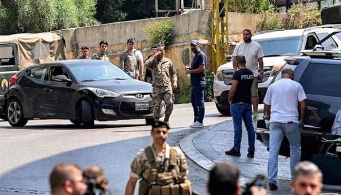 Shooting at the American embassy in Lebanon, the gunman was arrested in an injured state