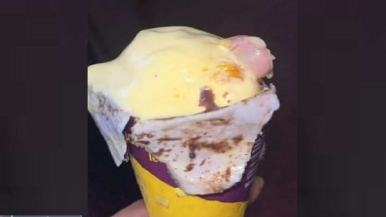 Kankhajura now appears in ice cream ordered online after a human finger