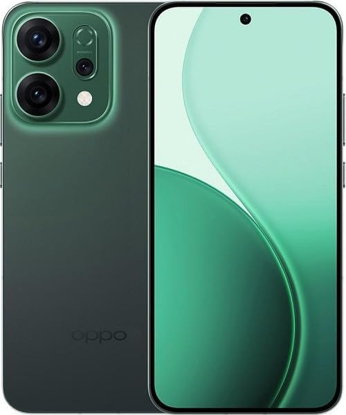 OPPO Reno14 Dual-SIM 512GB ROM + 12GB RAM (GSM | CDMA) Factory Unlocked 5G Smartphone (Luminous Green) - International Version