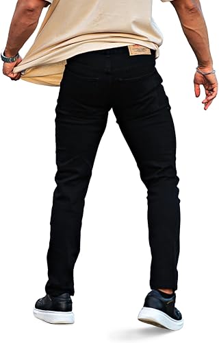 Heyfanee Mens Slim Fit Jeans Stretch Denim Pants for Men - Image 2