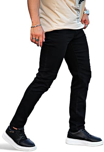 Heyfanee Mens Slim Fit Jeans Stretch Denim Pants for Men - Image 3