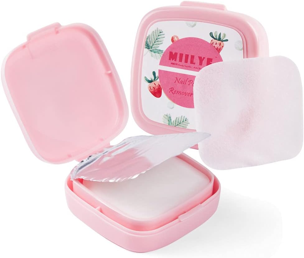 Nail Polish Remover Pads in Box, Easy to Carry | Instant Removal