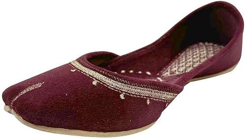 Women Flat Ballerina Comfortable Punjabi Jutti Khussa Shoes Ethnic Loafers Pumps