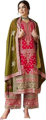 Pathani embroidered kurta set for women wedding party wear