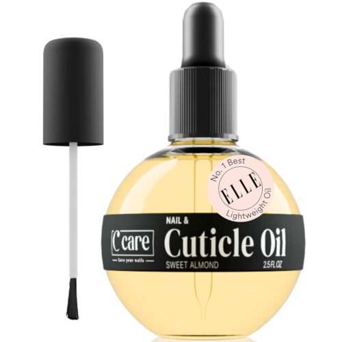 CARE Sweet Almond Cuticle Oil For Nails - Repairs Cuticles Overnight - Moisturizes and Strengthens Nails and Cuticles