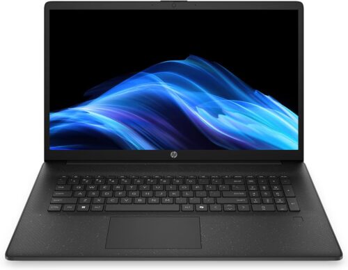 HP 17 AI 12-Core Ultra 7 255U CPU, 64GB DDR5 RAM, 4TB Gen4 SSD, 17.3 inch FHD IPS, Windows 11 Pro Business Laptop w/Office Lifetime, Wireless Mouse, Mousepad, Fingerprint Reader, WiFi 6 & USB-C 3.2