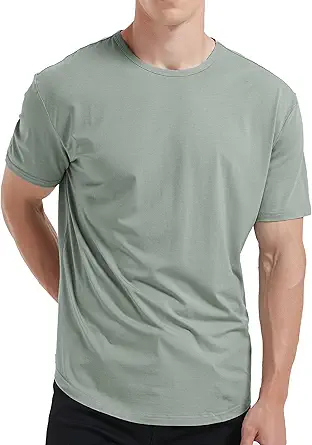 netdraw Men's Ultra-Soft Bamboo Viscose T-Shirt, Curved Hem Lightweight Cooling Cotton Blend Casual Tree (Copy)