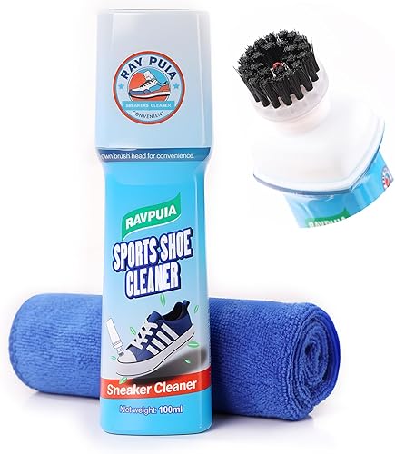 Professional Shoe Cleaner & Sneaker Cleaner Kit - No Water Instant Cleaning for White Shoes, Athletic Shoes