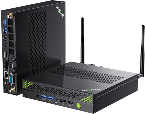 GMKtec Mini PC Workstation, Intel Core i9 13900HK(14C/20T) up to 5.4GHz, Mini Computer 32GB DDR5 RAM 1TB SSD, 8X USB Ports/COM/HDMI/DP Office Business