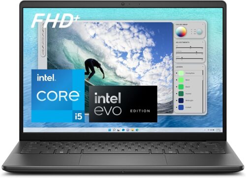 Dell Inspiron 14 5440 Laptop - 14.0-inch 16:10 FHD+ (1920 x 1200) Display, Intel Core i5-1334U Processor, 8GB DDR5 RAM, 512GB SSD, Intel UHD Graphics, Windows 11 Home, Onsite Service - Carbon Black
