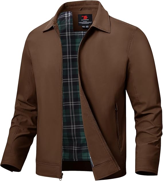 TACVASEN Men's Casual Quilted Cotton Jacket Cargo Corduroy Collar Jacket Work Shacket with 5 Pockets for Fall and Winter