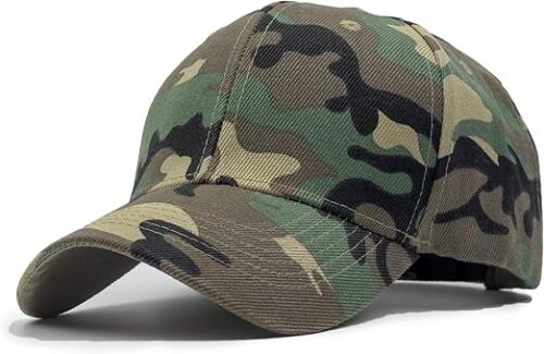 Utmost Structured Baseball Cap with Adjustable Closure - Performance Hat for Outdoor Activities and Custom Embroidery (1pc Camo Woodland)