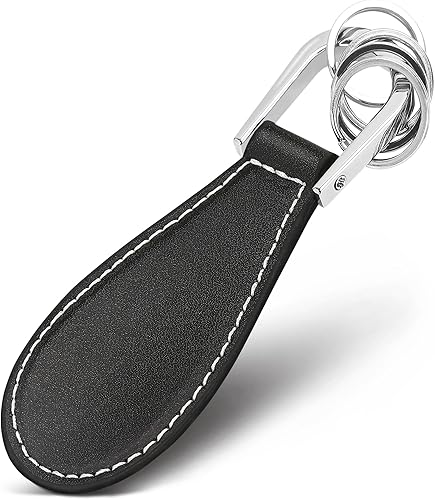 Mini Shoe Horn Metal for Kids 3.3 Inch, Shoe Horn Travel Size Black Key Chain