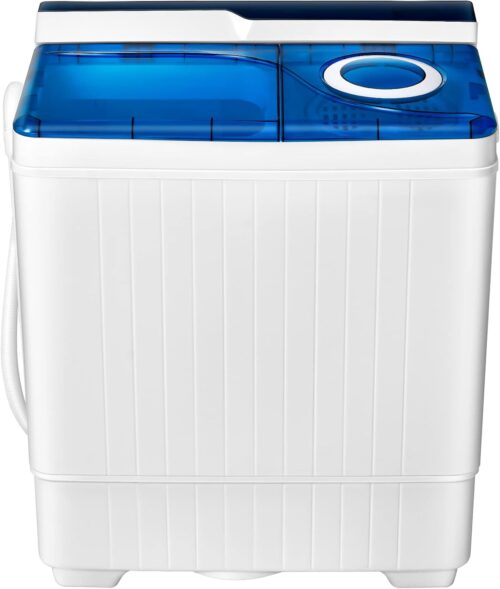 COSTWAY Portable Washing Machine, Twin Tub 26 Lbs Capacity