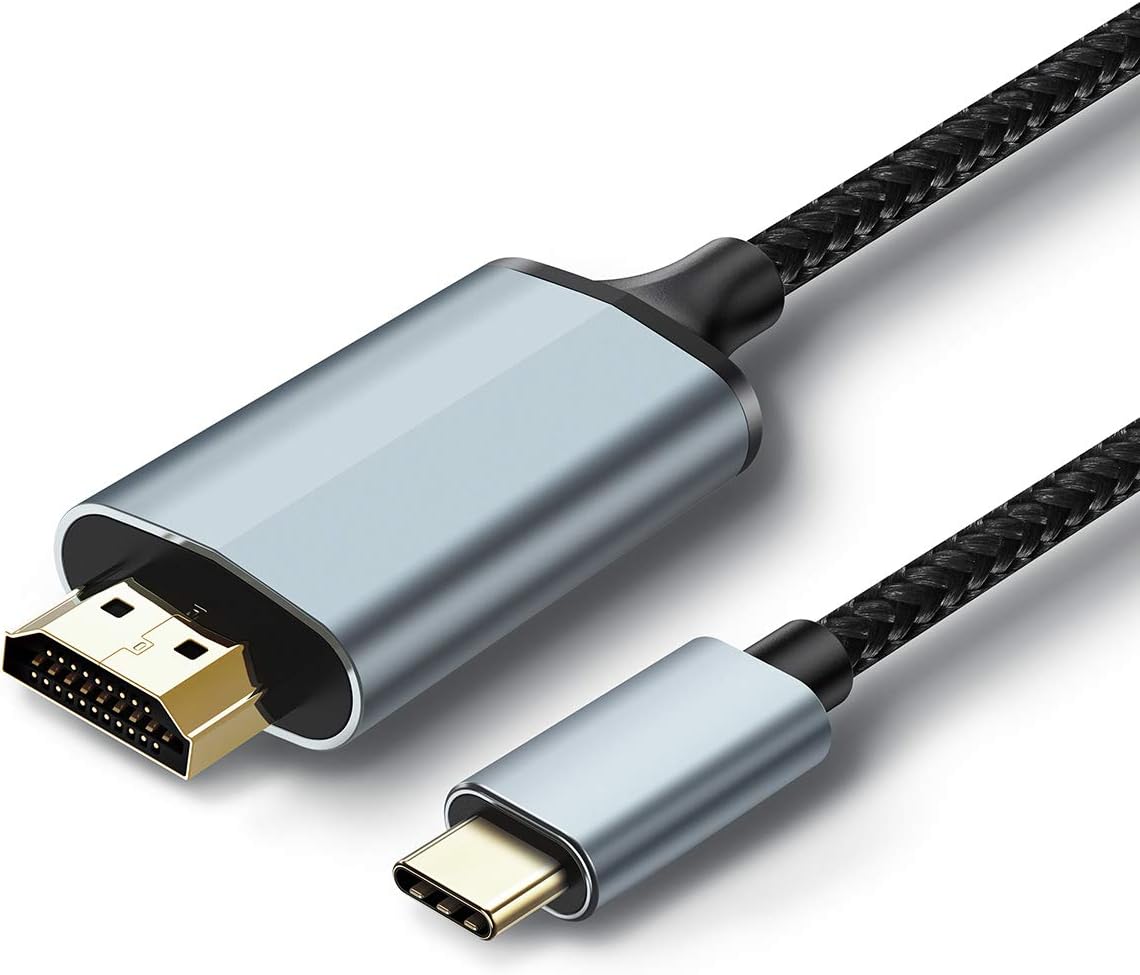 USB-C to HDMI Adapter Cable for iPhone 16 & 15 – 6.6FT, 1080P HD