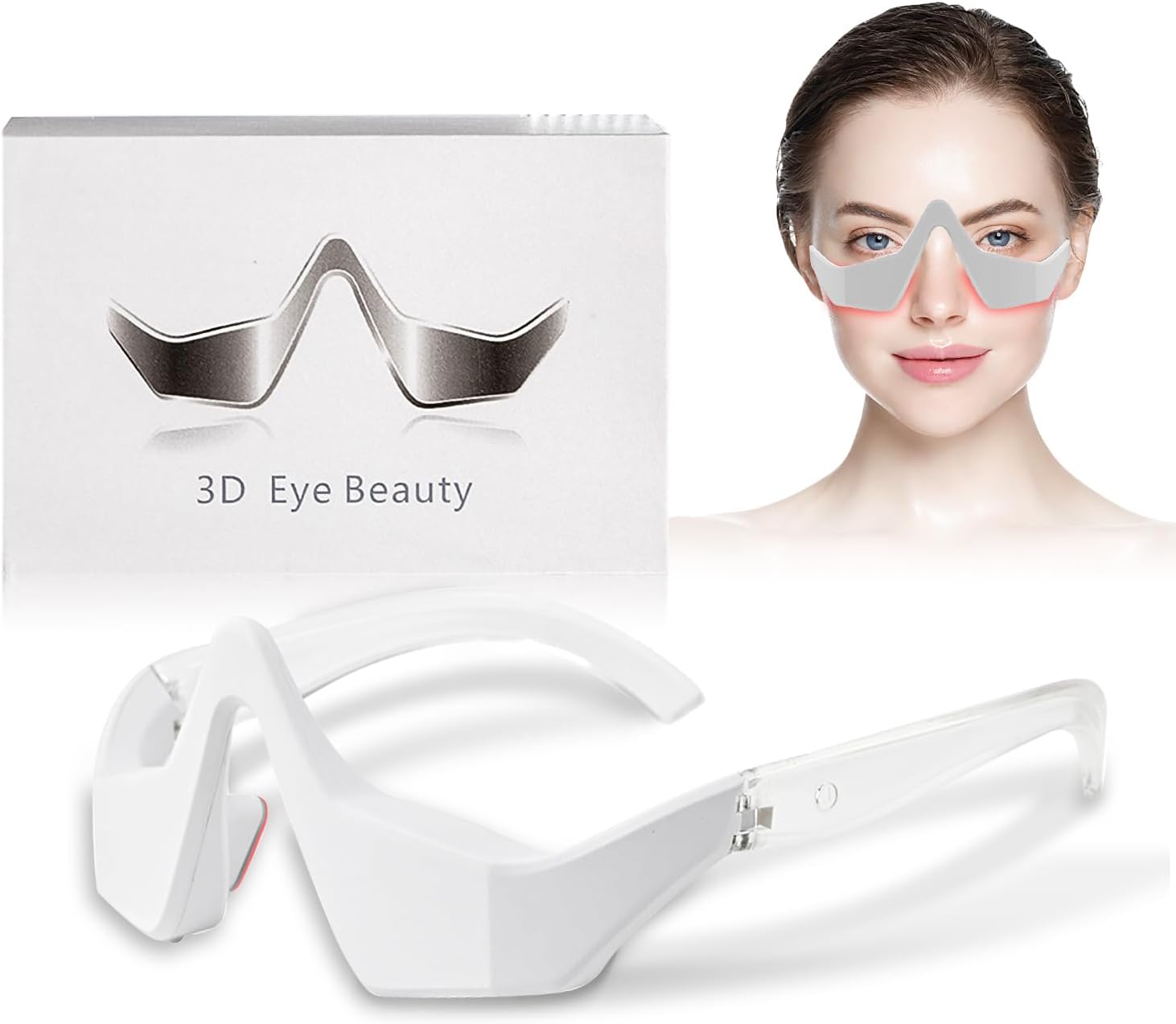 3D Eye Massager, Advanced Beauty Device for Dark Circles, Puffiness, and Wrinkles Reduction