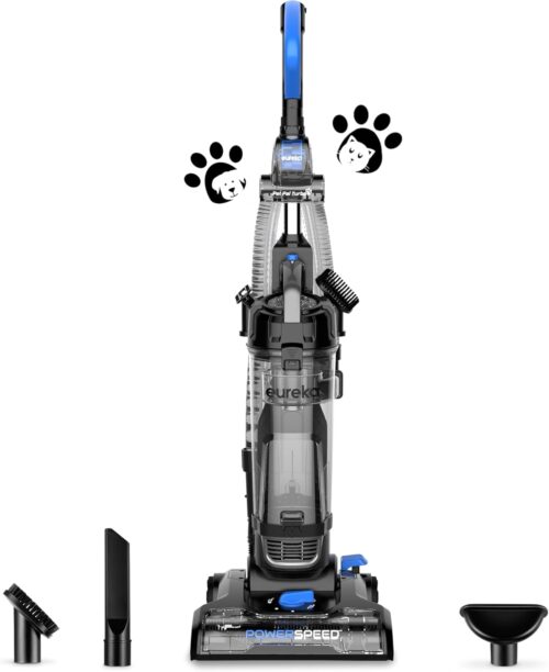 Eureka PowerSpeed Lightweight Upright Vacuum Cleaner for Carpet and Hard Floor