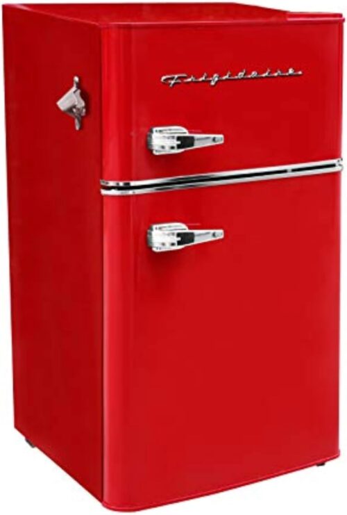 Frigidaire Retro Compact Fridge Freezer Combo, 3.1 cu. ft. Capacity