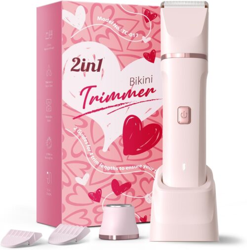 Bikini Trimmer for Women - Painless Electric Razors for Silk Skin