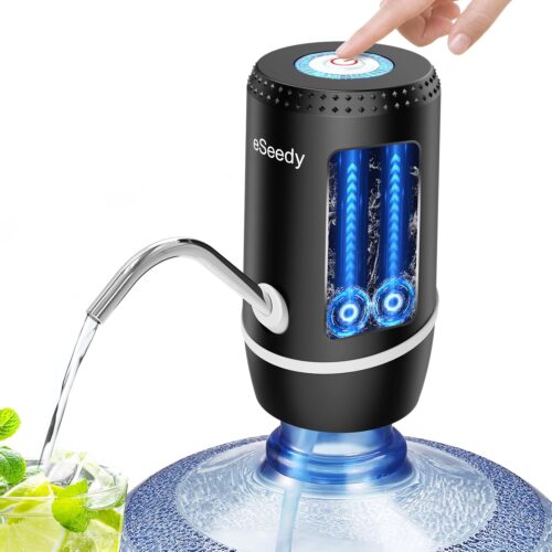 Water Pump for 5 Gallon Bottle, USB Charging Automatic Water Dispenser with Rechargeable Battery