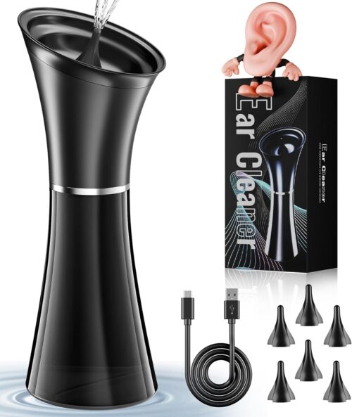 Ear Wax Removal - Electric Ear Cleaner with IPX7, Ear Cleaning Kit Effective