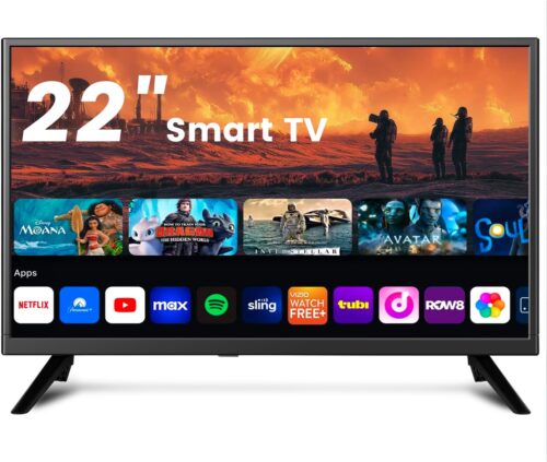 22inch Smart tv,Full HD 1080p LED Flat Screen with ATSC TV,with Built-in HDMI USB