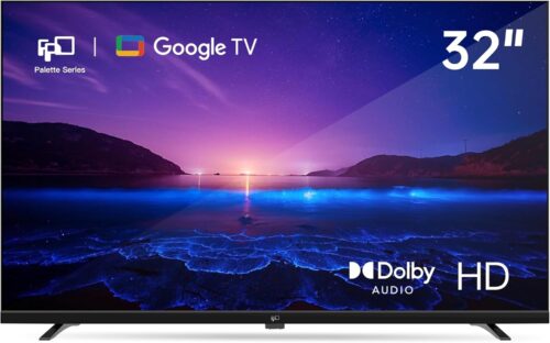 FPD 32-inch Smart TV Google TV HD 720p with Google Play and Google Cast Built-in, HDR 10, Dolby Audio