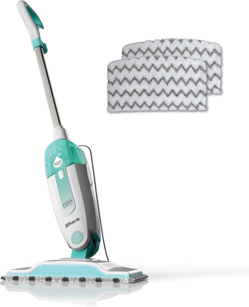 Shark Steam Mop with 2 Machine Washable Dirt Grip Pads, Removable Water Tank