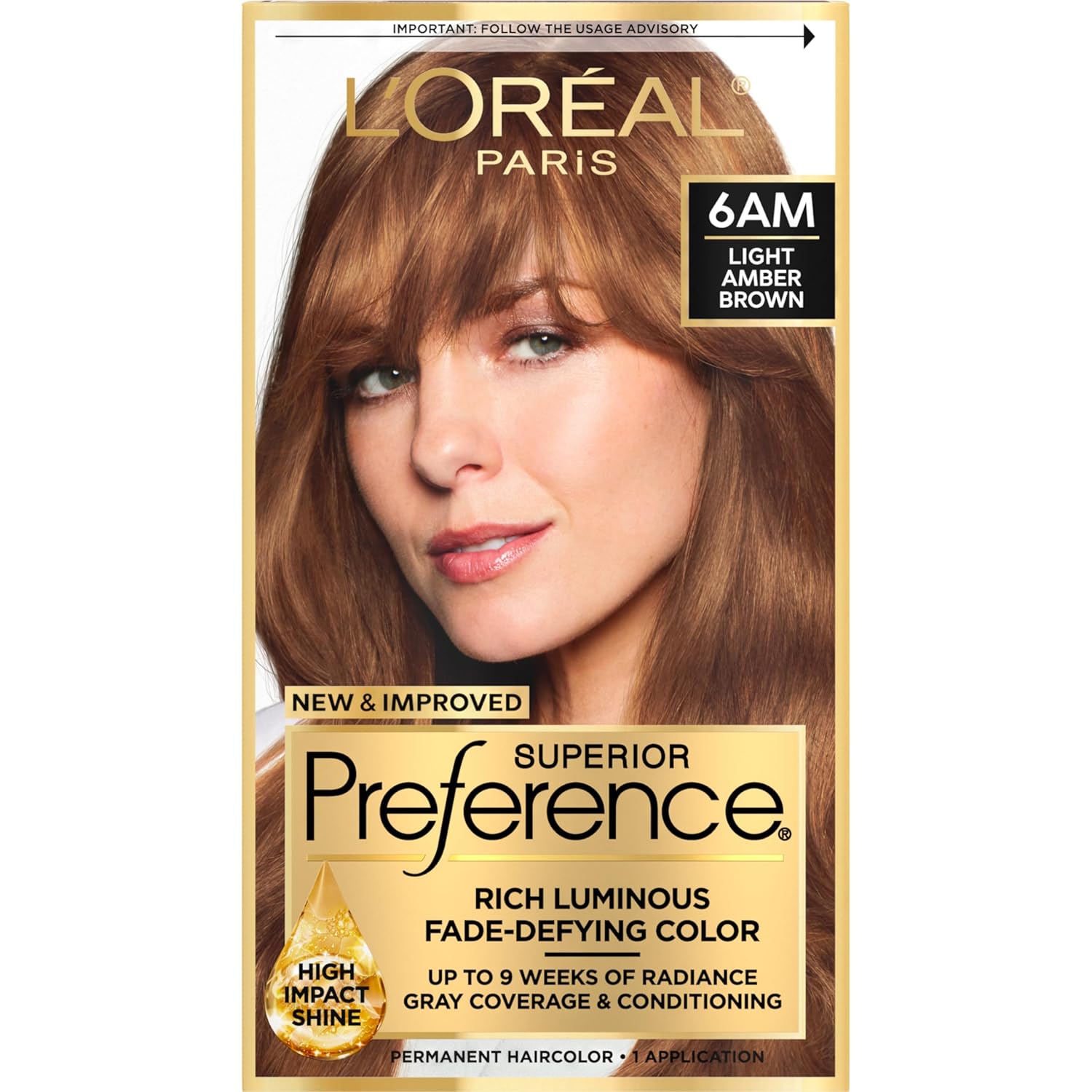 L'Oreal Paris Superior Preference Fade-Defying + Shine Permanent Hair Color