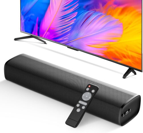 MZEIBO Sound Bar, 50W Soundbar for Smart TV Bluetooth 5.3 Speaker